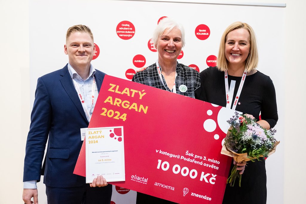 Organizace České ILCO oceněná Zlatým Arganem 2024